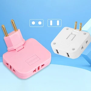 US Plug And Socket 3 In 1 Extension Eletrical Outlets Power Converter Adaptor - Afbeelding 1 van 15