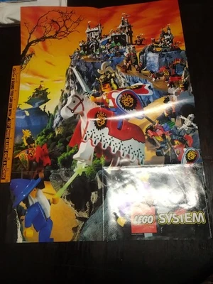 ⭐Lego System Castle Lion Knights Large Poster 1995⭐ - Image 1 of 4