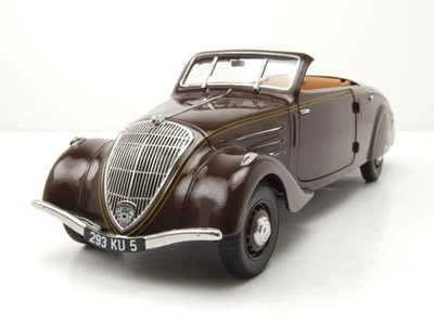 Peugeot 402 Eclipse 1937 Cioccolato Marrone Modellino 1:18 Norev - Immagine 1 di 4