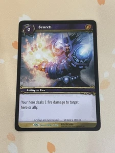 Juego de cartas coleccionables World of Warcaft, Scorch, Through the Dark Portal 53/319, LP - Imagen 1 de 1