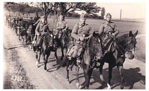 Foto-AK Dresden / Bautzen - 2. WK Regiment zu Pferde Deutsch- ca. 1939  Soldaten - Bild 1 von 2