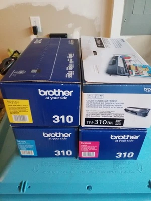 JUEGO DE CARTUCHOS DE TÓNER GENUINO BROTHER TN310 NUEVO EN CAJA KCMY Foto 1 de 4