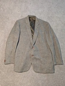 Donegal Mist Blazer Mens 46 Handwoven Tweed Cashmere Kid Mohair Wool Blend Magee - Picture 1 of 13