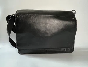 Scully Hidesign Schultertasche braun Leder Messenger Aktentasche altes Geld - Bild 1 von 12