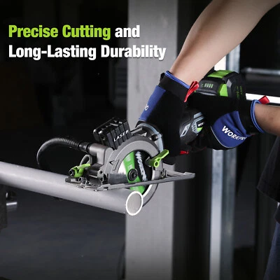 WORKPRO 20V Cordless Mini Circular Saw Max Cutting Depth 1-11/16"(90°) 3 Blades - Image 1 of 4