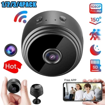 1080P Mini Kamera WiFi HD Nachtsicht Camcorder Home Security Cam Indoor Home - Bild 1 von 4