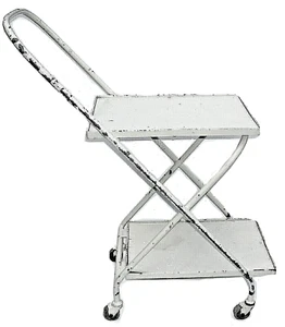 Vintage Industrial Hospital Cart Steel Tubular - Picture 1 of 4