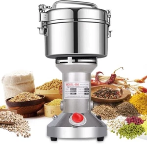 Efficient 550g Electric Spice Grinder with Overload Protection & Stainless Steel - Picture 1 of 10
