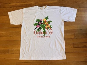 VINTAGE Caribana Shirt Men’s Extra Large White Toronto Canada 1999 - Picture 1 of 12
