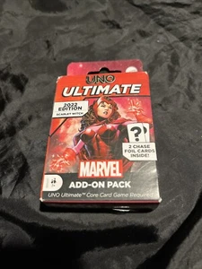 Uno Ultimate Card Game | Marvel Add-On Pack | Scarlet Witch + 2 chase foils - Picture 1 of 2