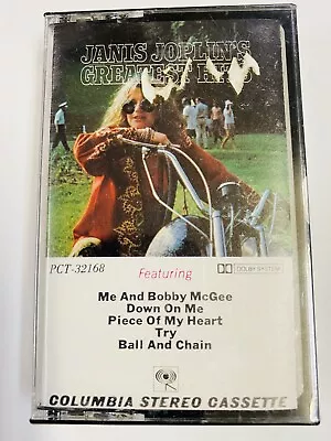 Janis Joplin’s 1973 Greatest Hits Sealed Cassette Tape RARE NOS First Pressing - Image 1 of 3