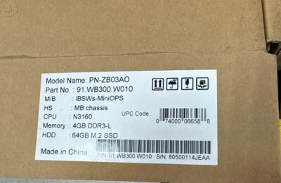 Sharp PN-ZB03AO Mini OPS Computing Board - Image 1 of 2