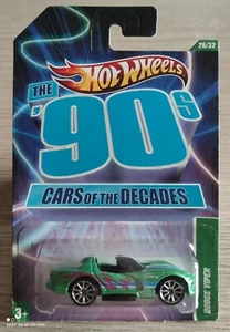 Hot Wheels Dodge Viper Cars Of The Decades The '90s 26/32 - Foto 1 di 8