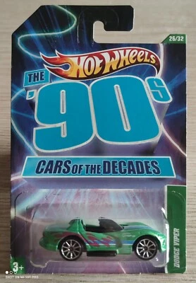Hot Wheels Dodge Viper Cars Of The Decades The '90s 26/32 - Immagine 1 di 4
