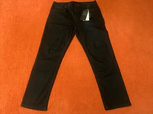 Mens NWT The Perfect Jean NYC Black Size 38/32 Athletic Fit  - Picture 1 of 4