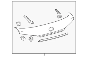 Genuine Lexus Molding Assembly 76801-0E290-B0 - Picture 1 of 2