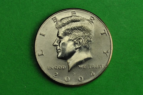 2004-D   BU  Mint State Kennedy US Half Dollar Coin Cover
