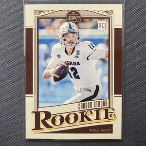 CARSON STRONG RC 2022 Panini Chronicles Draft Picks Legacy #4 Rookie Card Nevada - Picture 1 of 2
