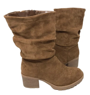 Sonoma Women's Saxophone Whiskey Stacked Slouch Mid Shaft Boots Bn Size:9.5 90MN - Image 1 of 4