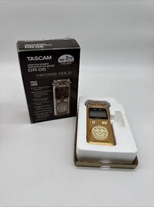 TASCAM DR-05VG Vintage Gold 2000 Limited Model Linear PCM Recorder Tested.    12 - Picture 1 of 8