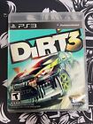 DiRT 3 (Sony PlayStation 3, 2011) CIB Tested Clean Disc with Manual PS3 Complete