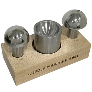 Cupola set 3pcs 50-60mm Doming Dapping Shaping Block Watch Jewellery Craft Tool - Picture 1 of 4