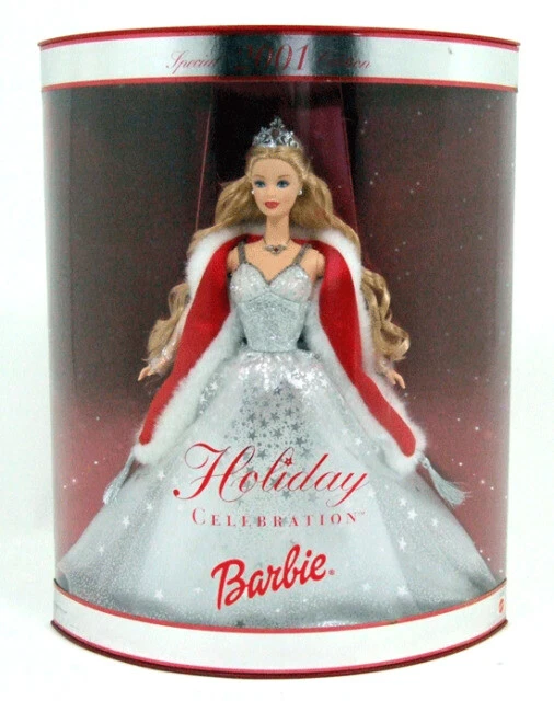 Mattel Holiday Celebration 2001 Barbie Doll - 50304