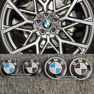 4Pcs 68MM 56MM Car Wheel Center Caps for BMW E90 E46 F10 F30 E87 F20 G20 E60 E39 - Picture 1 of 19