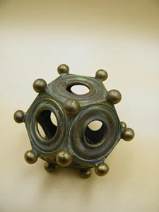 Plastic Resin replica of Roman Dodecahedron. Natural size. London museum version - Picture 1 of 5