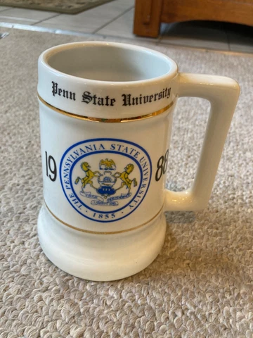 Vintage Penn State University Nittany Lions Ceramic Mug - 1988 Cover