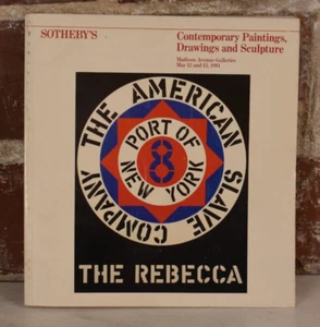 Sotheby's Auction Catalogue Contemporary Paintings Drawings & Sculpture 1981 - Imagen 1 de 5