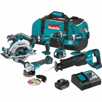 Makita XT612M 18-Volt 6-Tool 4.0Ah Lithium-Ion Brushless Cordless Tool Combo Kit