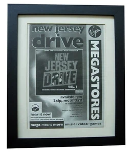 NEW JERSEY DRIVE+MOVIE+FILM+POSTER+AD+RARE ORIGINAL 1995+FRAMED+FAST WORLD SHIP - Imagen 1 de 8