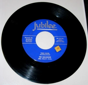 The Gallahads,The Fool / The Morning Mail,Doo Wop - Picture 1 of 2