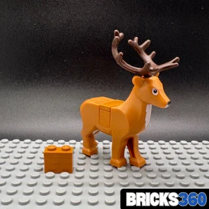 Lego New Reindeer Antlers Minifigure Animal Christmas Santa Rudolph Holiday - Picture 1 of 7