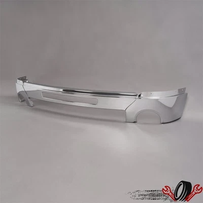 Chrome Front Bumper w/ Fog Light Holes for 2007-2013 GMC Sierra 1500 2500 3500HD - Image 1 of 4