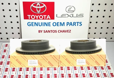 10-24 4Runner 10-14 FJCruiser X2 Rear Brake Rotors GENUINE OEM PART 42431-60311 Foto 1 de 4