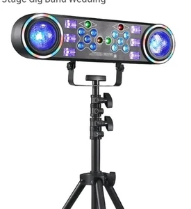 7 In1 Luci per Feste DJ con Supporto DJ Magic Ball Beam Laser Palco Party Luci Set - Foto 1 di 12