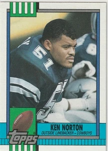 Ken Norton 1990 Topps Rookie #486 RC Dallas Cowboys - Picture 1 of 1