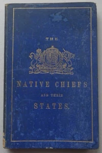 The NativeChiefs and their States in 1877 HC original edition 1878 Bombay - Picture 1 of 2
