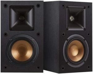 Klipsch R-14M 4Inch Reference Bookshelf Speakers Pair Black - Picture 1 of 2
