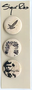 Sigur Rós TAKK... promo BUTTON SET 2006 unique rare unused carded pinback - Picture 1 of 2