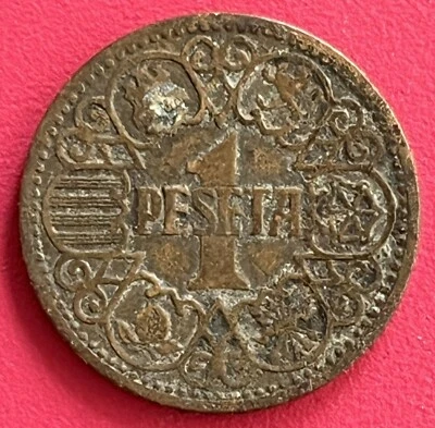1944 España / Spain / Espagne - 1 Peseta - Franco - Coin / Piece Monnaie - Photo 1/2