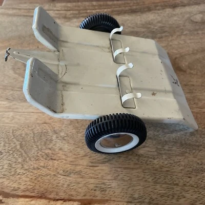 Vintage 1960/70’s Buddy-L Pressed Steel Motorcycle Trailer - Image 1 of 4