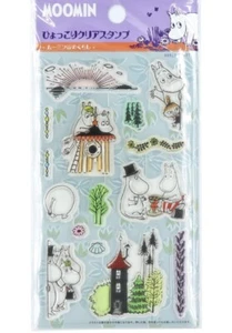 Hoja de sello transparente Moomin Valley hágalo usted mismo libro tarjeta de regalo #1 - Imagen 1 de 2