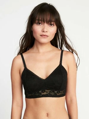 Old Navy Maternity Long-Line Nursing Bralette Size S- BLACK**- NWT - Image 1 of 3