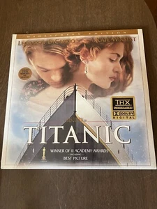 TITANIC Laserdisc 2 Disc Set BRAND NEW SEALED RARE Widescreen Dolby Sticker - Picture 1 of 9