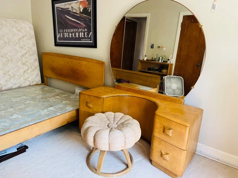 5 piece bedroom set - MCM Heywood Wakefield 1940’s Cover