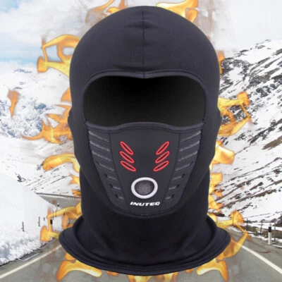 Зимние флисовые теплые маски балаклава для езды на мотоцикле дышащие потозащищенные шляпы - Изображение 1 из 4