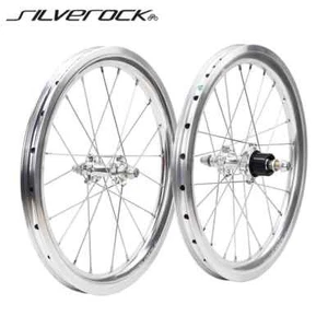 16in Plus Wheels 4-7 Speed Straight Pull Rim Caliper Brake Folding Bike Wheelset - Picture 1 of 24